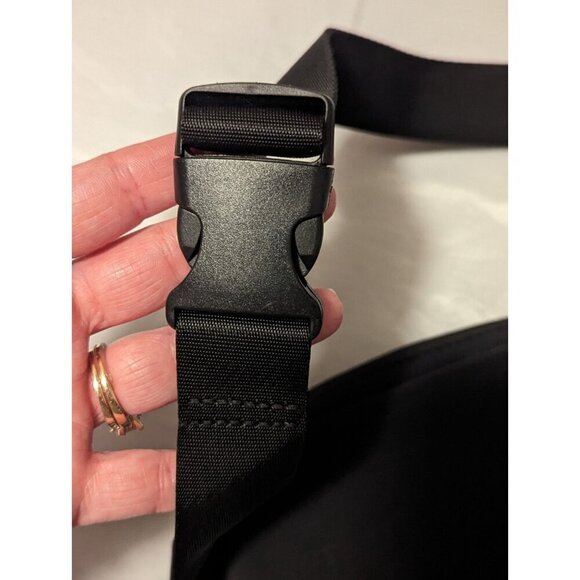 Le Mystere Black Sling Waistband Fanny Pack - Picture 3 of 10